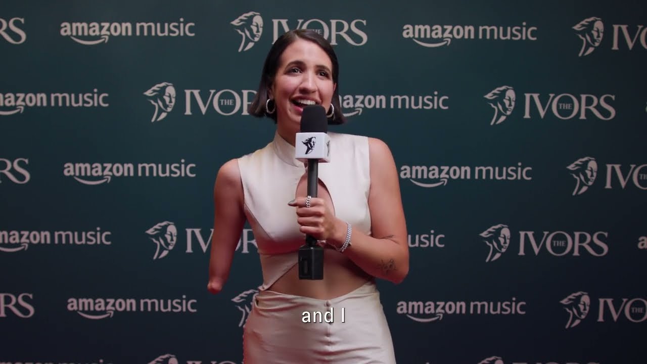 Victoria Canal wins the Rising Star Award with Amazon Music at The Ivors