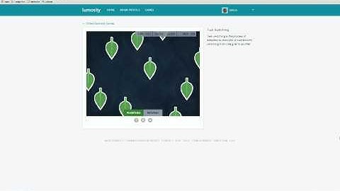 Lumosity Brain Training Games - Ebb and Flow - 35,500 score