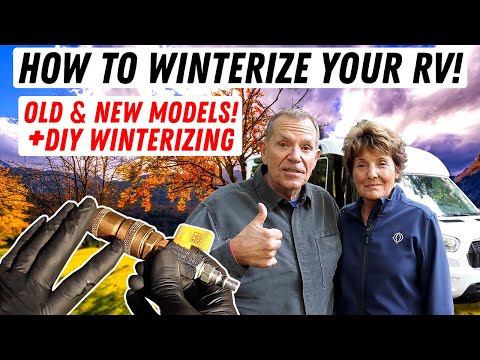 How To Winterize Your RV! Old/New Models and DIY Winterizing