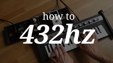 4 easy steps: 432hz tuning on the Yamaha Reface CP, CS or YC