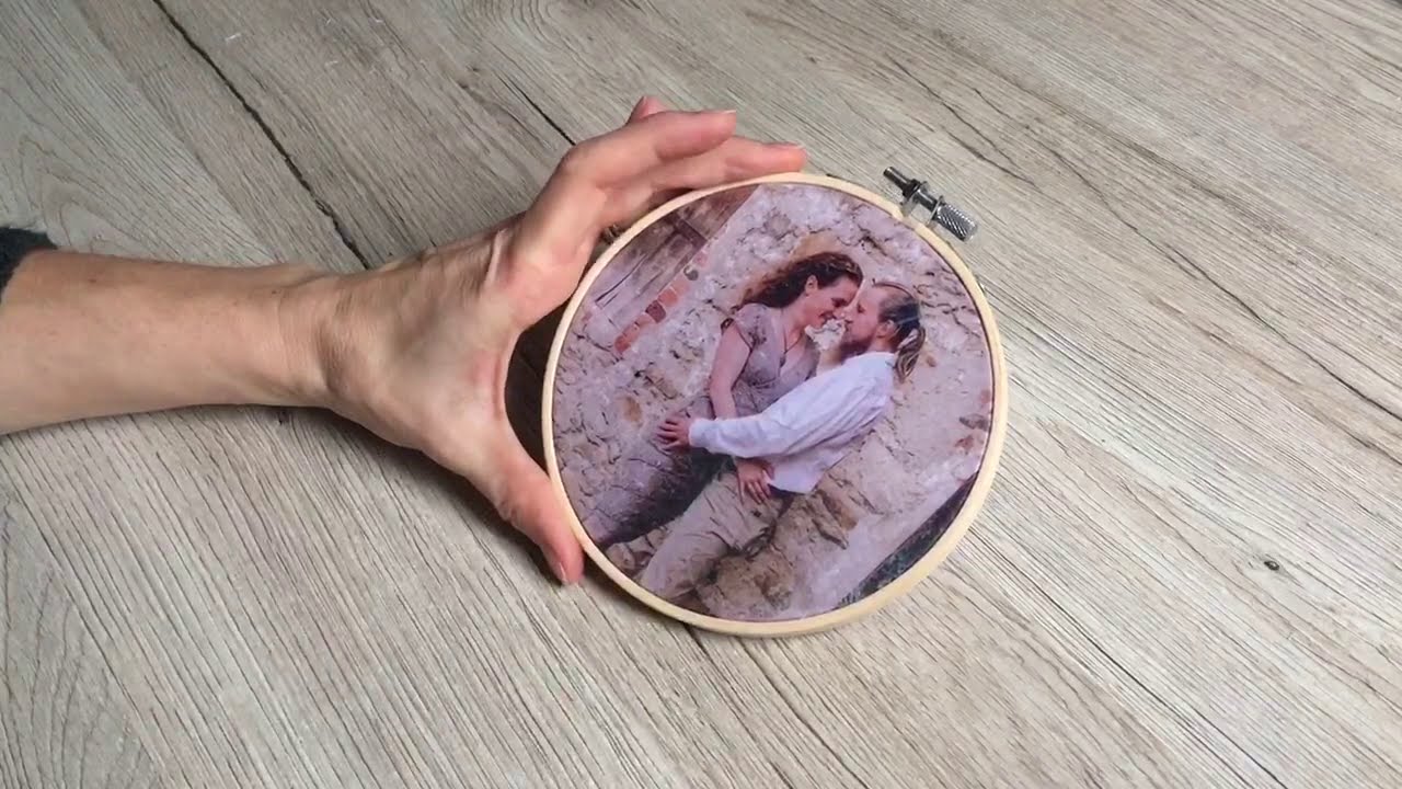 Personalisierter Bilderrahmen Stickrahmen Wanddeko Vintage Bild Fotorahmen Fotogeschenke Youtube