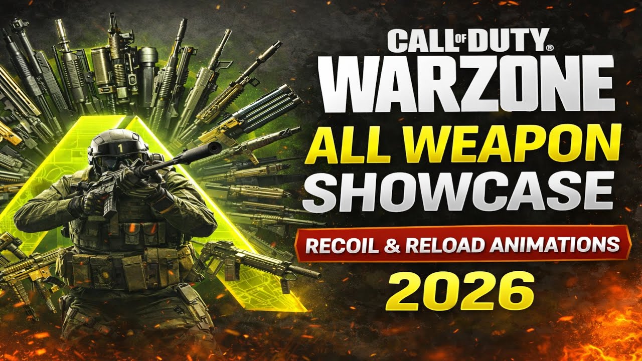 Call Of Duty Warzone All Weapons Showcase | Recoil & Reload Animations (2026)