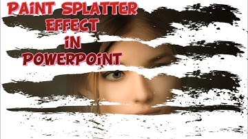 🔥🔥 Paint splash Effect in PowerPoint #animation #powerpoint #powerpointtutorial #ppt #brush