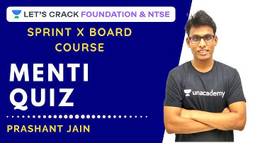 Menti Quiz | Sprint Revision | Class 10 Boards with Quiz | Prashant Jain