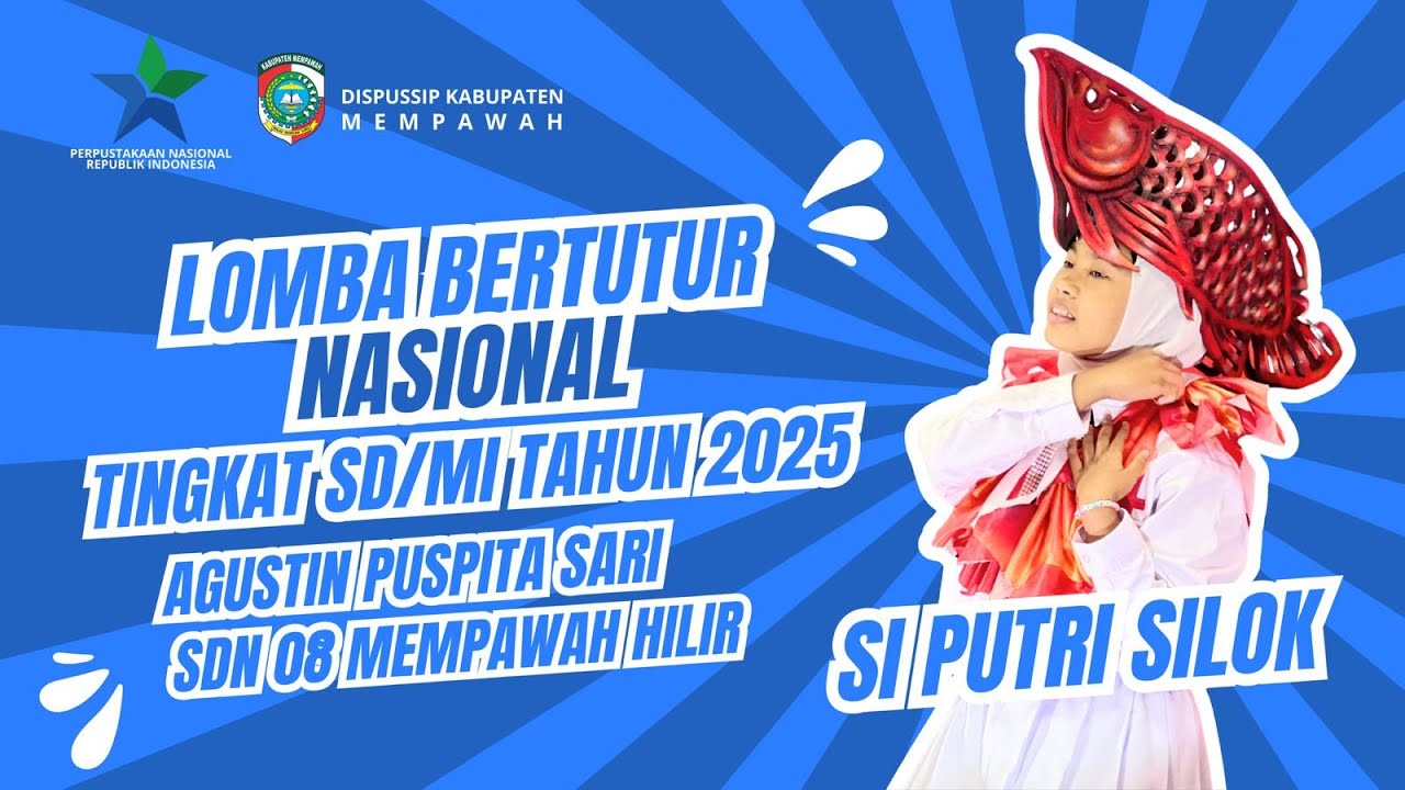 LOMBA BERTUTUR NASIONAL TINGKAT SD/MI TAHUN 2025. Judul 