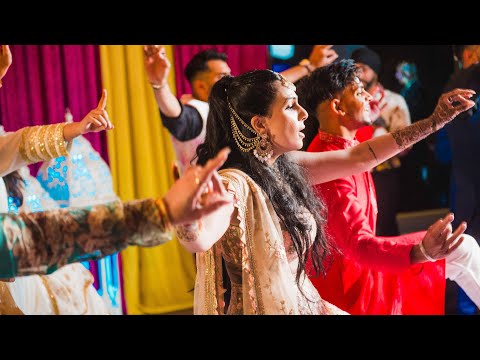 Indian Bride Surprises Groom With Bollywood & Bhangra Dance Performance | Kala Chashma | Brown Munde