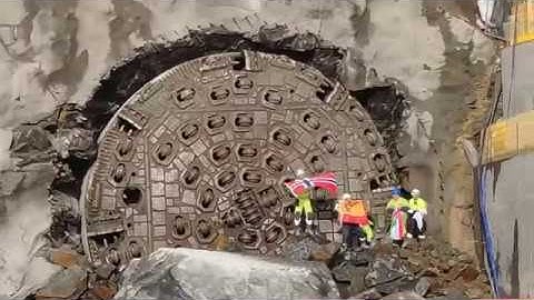 TBMs Double Breakthrough Follo Line Project, Norway