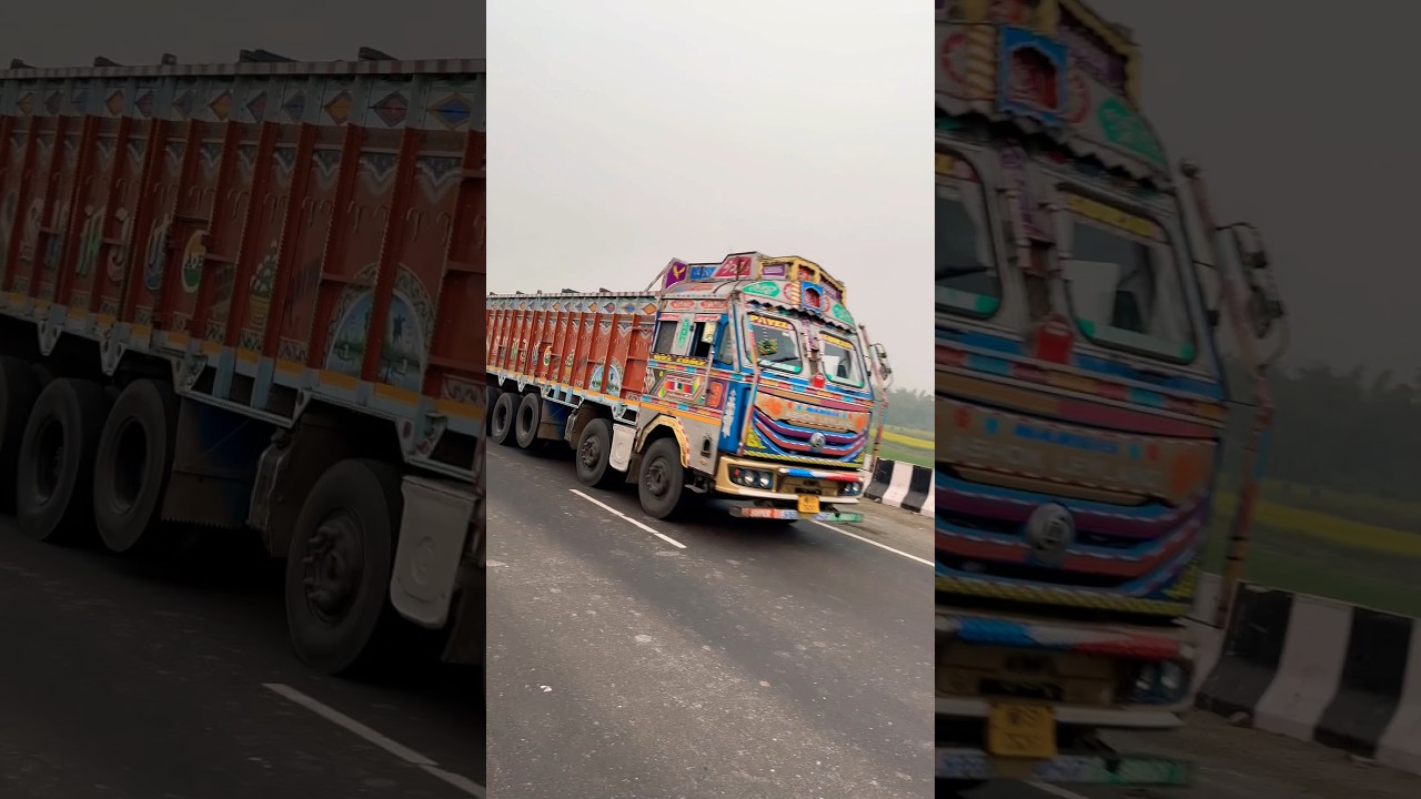 Ashok leyland 16 chaka gadi youtubeshorts automobile indianmotors YouTube
