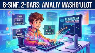 8-sinf Informatika — 2-dars: Amaliy mashg‘ulot: Nazariy bilimlarni amaliyotda qo‘llash bo‘yicha to‘l