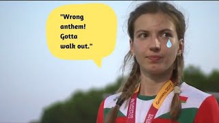 'Wrong Anthem Played' Moments