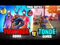 2nd Season HipHop & Blue Criminal's Youtuber Squad Vs Tonde Gamer Final Battle - Garena Free Fire