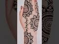 5 hand dulhan mehandi design back side #mehandi #mehndidesign #ytshorts #shorts #dulhanmehndi