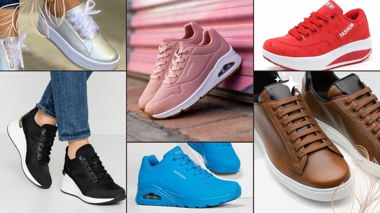 Modern Sneakers Shoes Design Ideas for Girls and Women 2023 / Latest Sports Shoes Collection