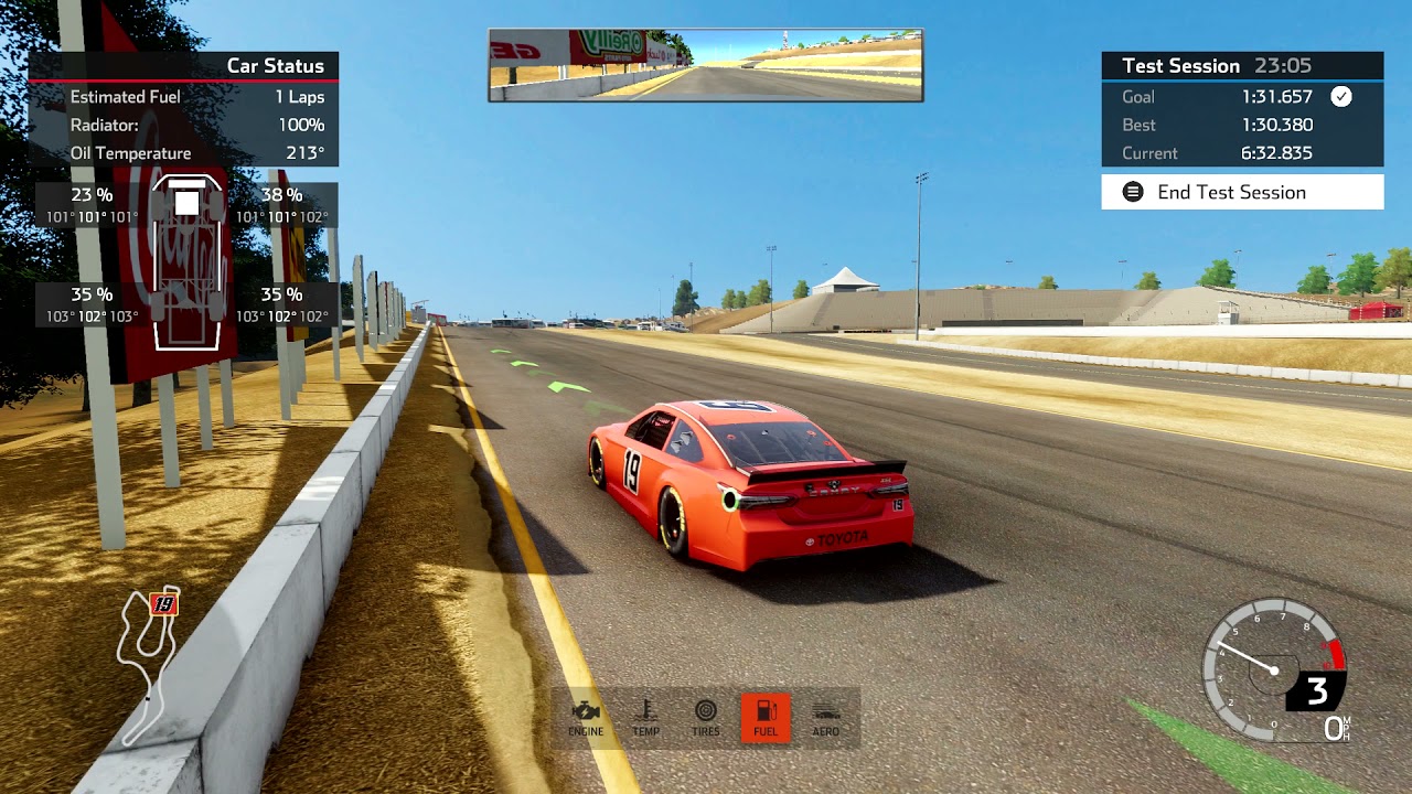 NASCAR Heat 5 Sonoma Cup Setup 