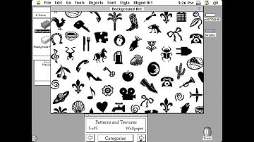 Apple Macintosh - HyperCard 2.1 - Background Art (1991) Apple Computer