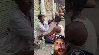 Street barber shop. #beard #barber #bearded