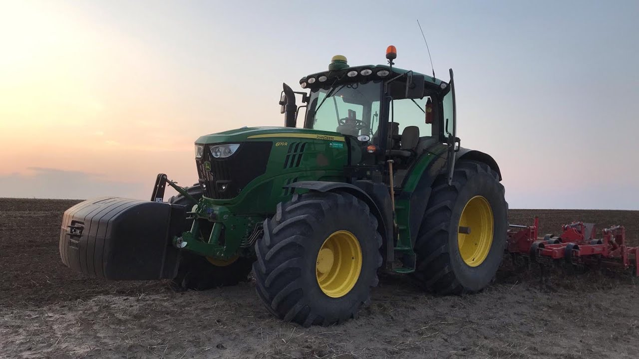 Grubbern | John Deere 6170R | Agrifarm Euroflex 4m
