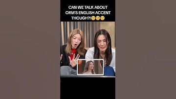 CAN WE TALK ABOUT ORM’S ENGLISH ACCENT THOUGH👏👏 #linglingkwong #ormkornnaphat #lingorm