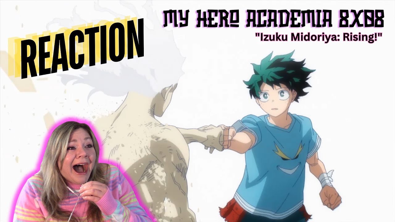 WE DID IT!!!! 😭 My Hero Academia 8x08 "Izuku Midoriya: Rising!" - reaction & review