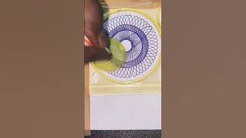How Many Rotation Did The Pen Make in Total?? #spirograph  #art #design #artgallery0009