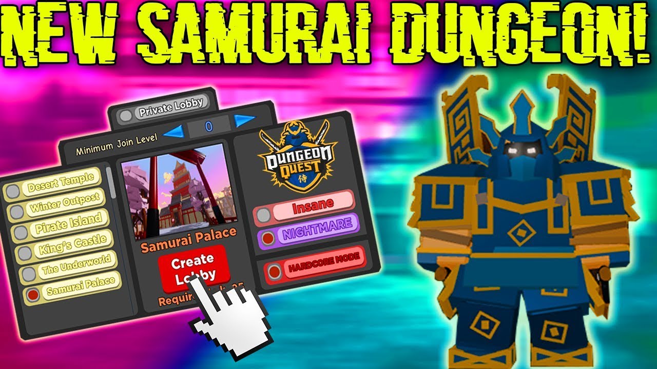 New Samurai Palace Dungeon 3 New Bosses New Armors New - new best warrior loadout set in samurai palace roblox