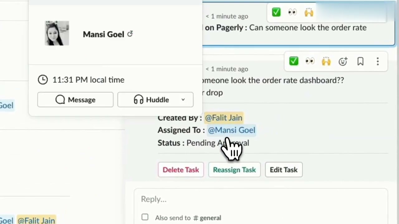 Manage and Assign Tasks on Slack with Pagerly