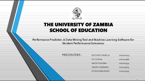 2020/21 ICT 4014 Capstone Projects | Project Team #1: Student Performance Prediction