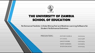 2020/21 ICT 4014 Capstone Projects | Project Team #1: Student Performance Prediction