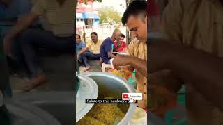 salute to this hardworking man?food was amazing ?#shorts #emotional#video  #streetfood #viralvideo