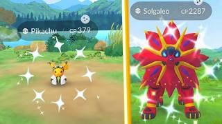 ✨THE RAREST COSTUME PIKACHU ARE IN RAIDS IN POKEMON GO! Shiny Solgaleo Raids SOON! #pokemongo
