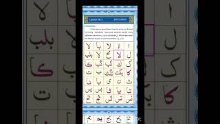 Quran Learning For Beginners | Arabic joint letters Learning  | Noorani Qaida Lesson 3 part 1 | Qura