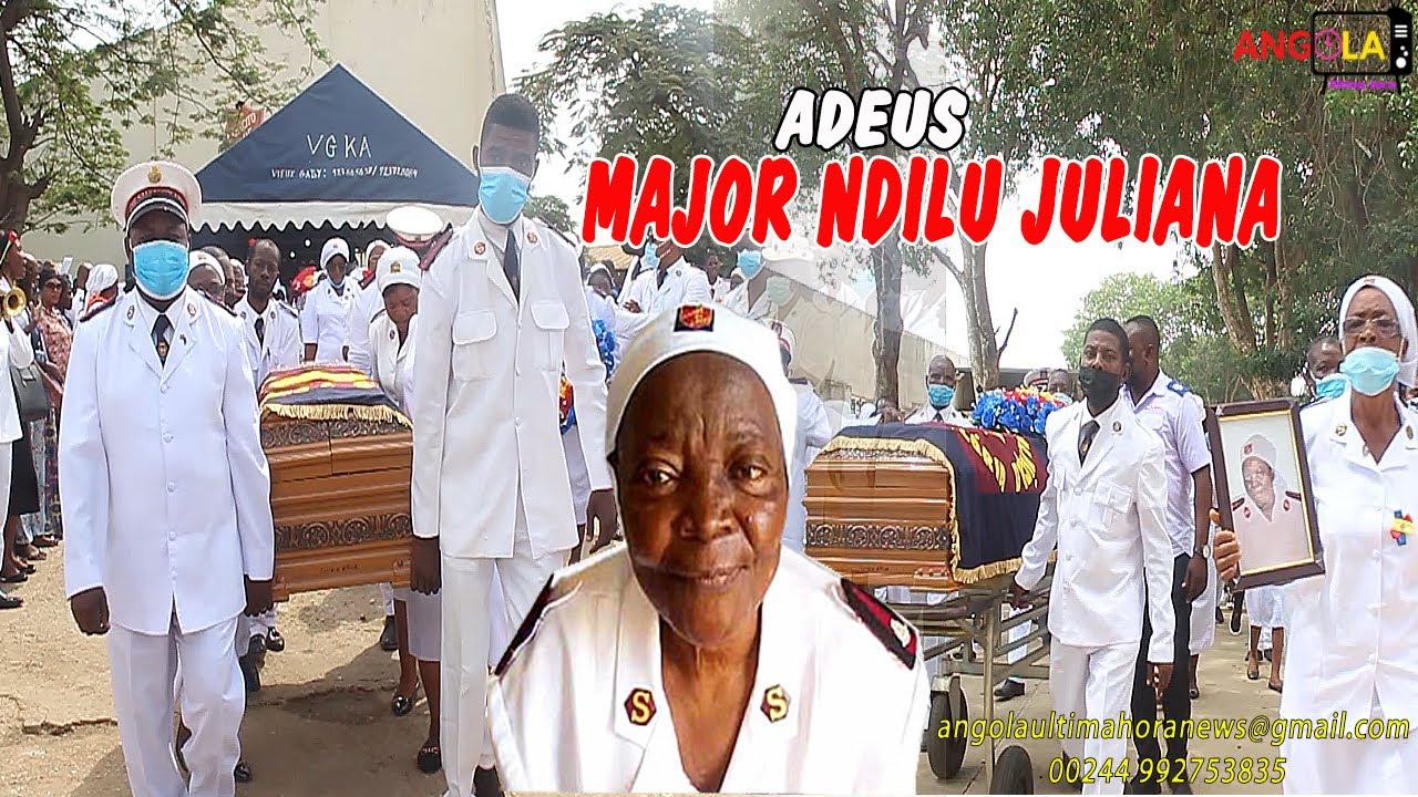 INTEGRALIDADE DESCANSE EM PAZ  JULIANA NDILU MAIOR NO EXÉRCITO DA SALVAÇÃO LUANDA ANGOLA