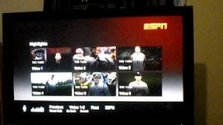 Microsoft Kinect With Voice Command & ESPN In Menu