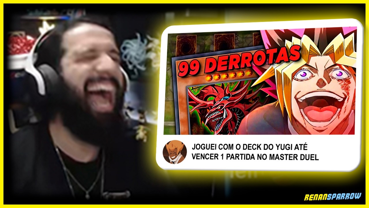 Joguei com o deck do Yugi até vencer 1 partida no Master Duel // React @EsnoobTV