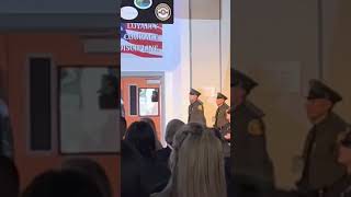 Justin getting pinned at OC Sheriffs Academy