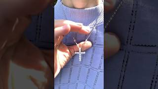 Diamond Cross Necklace | Natural Diamonds | Bespoke Jewellery | London UK