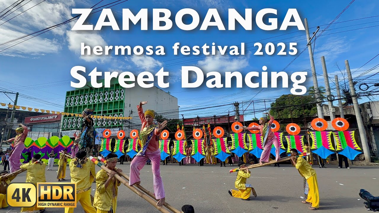 Zamboanga City | 4K HDR | Hermosa Festival 2025 Street Dancing - YouTube