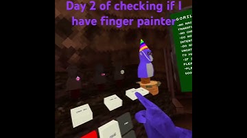 Day 2 of checking if I have the finger painter #god #gorillatag #gtag #shorts #monkey #checking #vr