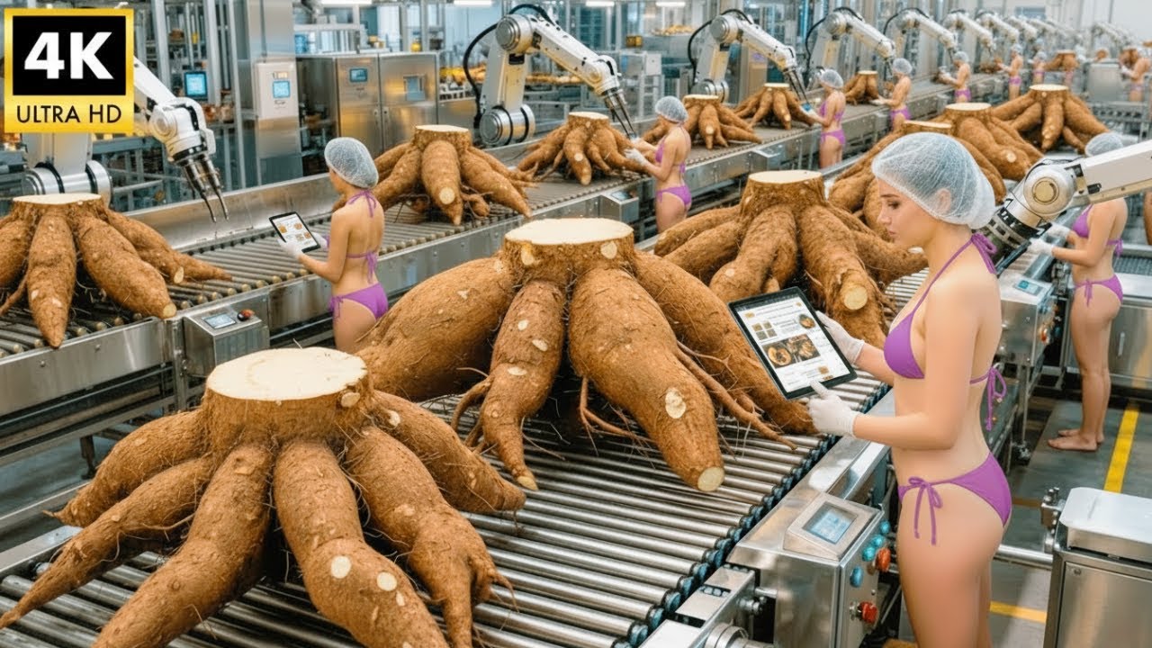 Inside China's Mega Factory: Turning Cassava into White Gold