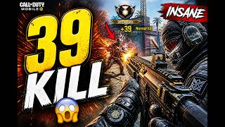 39 KILLS in COD Mobile 😱 INSANE GAMEPLAY! #codm #codmobile #callofdutymobile #fps #games #viral