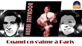 Henri Salvador - Quand on s&#39;aime à Paris (HD) Officiel Seniors Musik