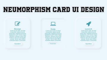 Neumorphism Responsive Card UI Design Hover Effect || HTML5 & CSS3 || Full Tutorial