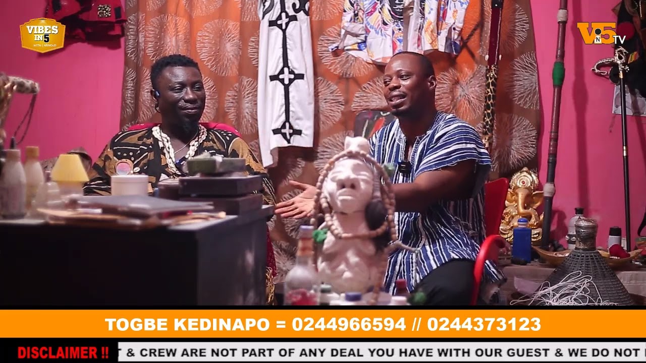 My powerful gods are all here. I can let you vanish in a pot and bring you back - Togbe Kedinakpor