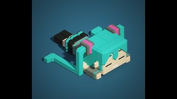 Voxel Art | Miku | Timelapse