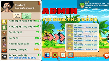 Ngọc Rồng Online - Admin fix mua thỏi vàng sau bảo trì 15h ngày 27/2