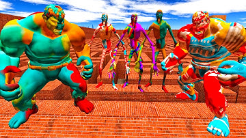 Battle With Hulk Rulk vs Scp-096 in Maze Garry