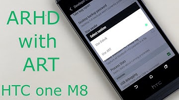 HTC One M8 - How to install Android Revolution HD Rom with ART