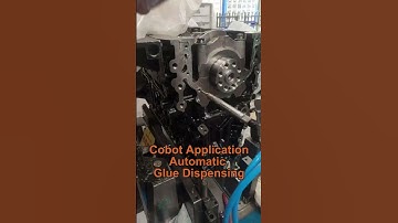 The Most Satisfying Robot Job: Gluing #evst  #cobot #collaborativerobots #smartfactory