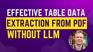 Effective Table Data Extraction from PDF without LLM