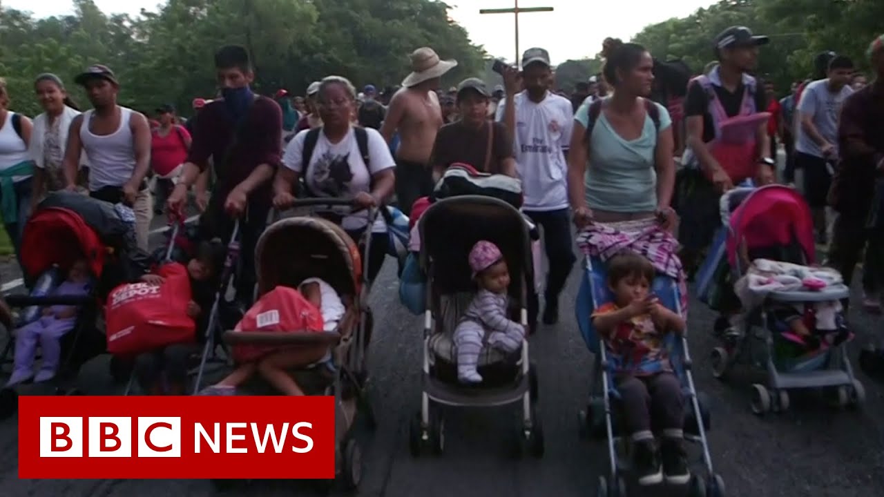 Record surge in migrants attempting to cross US-Mexico border – BBC News